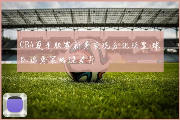 CBA夏季联赛新秀表现分化明显 球队选秀策略现差异