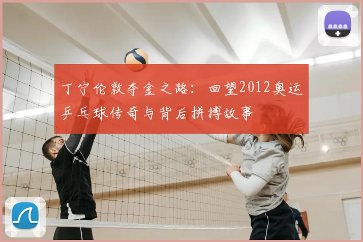 丁宁伦敦夺金之路：回望2012奥运乒乓球传奇与背后拼搏故事