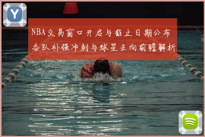 NBA交易窗口开启与截止日期公布 各队补强冲刺与球星去向前瞻解析